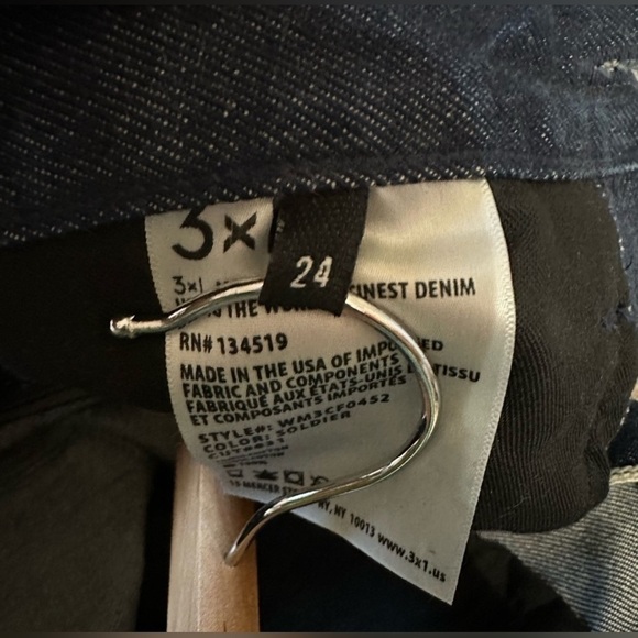 3X1 Tassel Fringed Jeans Women's Size 24 - Picture 10 of 11